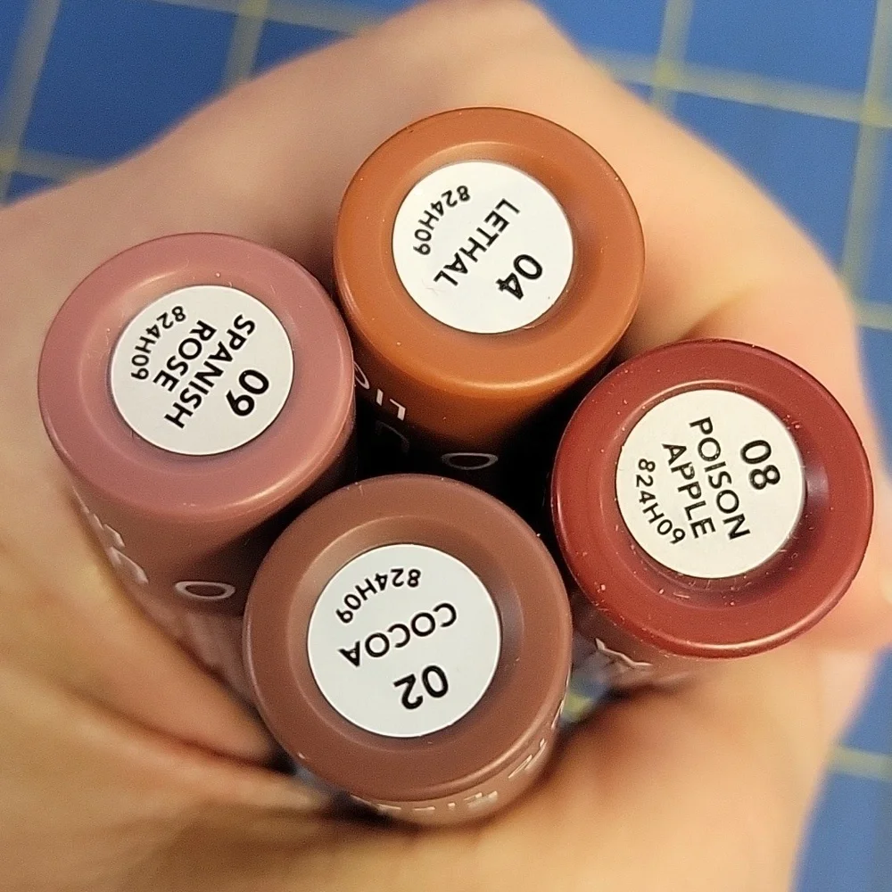 Italia Deluxe Mousse Matte Liquid Lipsticks Set of 4